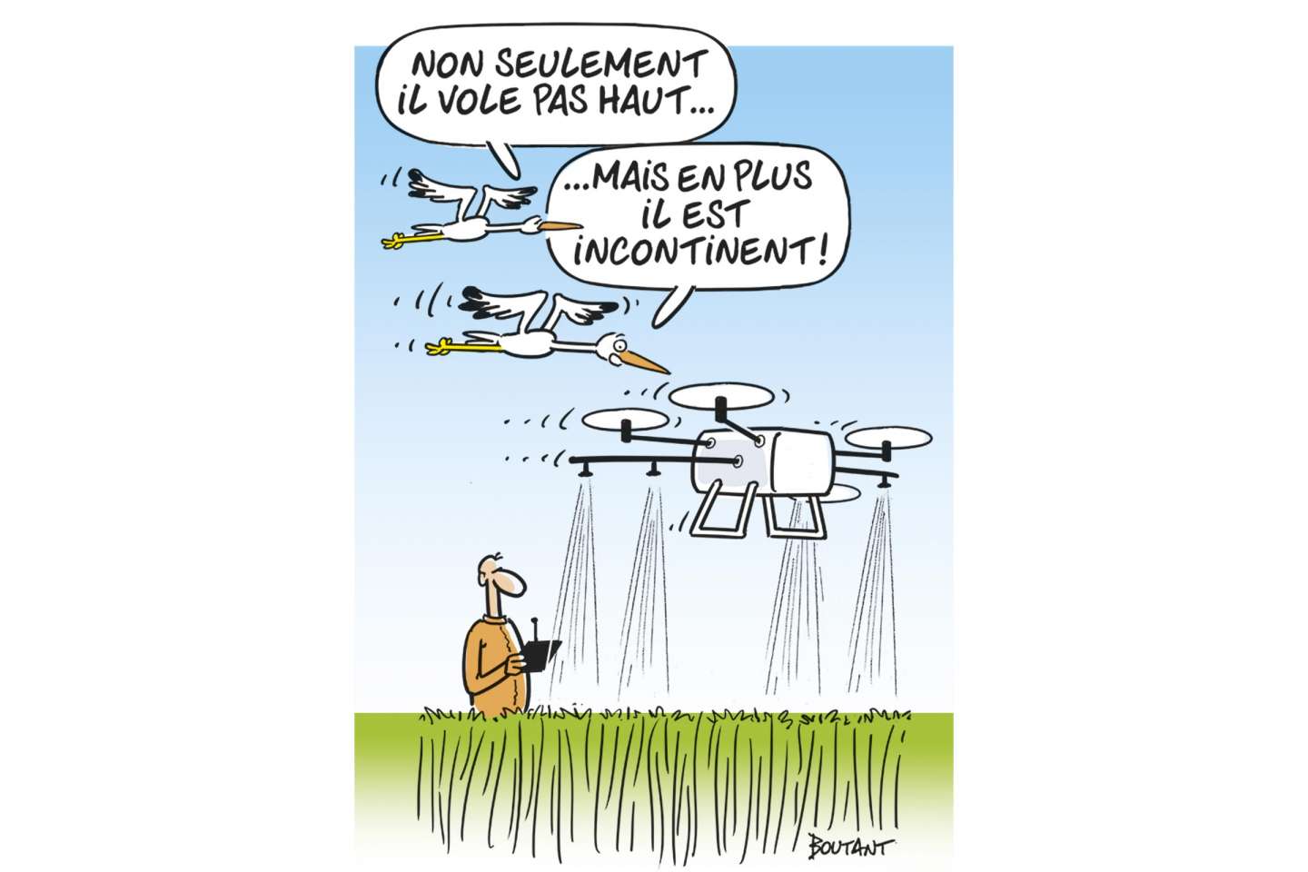 Pulvérisation par drone